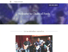 Tablet Screenshot of chainoffools.net